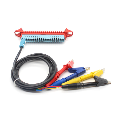 Proba de teste de fio de chumbo de tipo STG eletrônico de bloco cabo de teste de 4 fios sonda de teste em série com plugues de banana