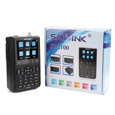 Finder de sinal SATLINK SP-2100 DVB-S2 HD Medidor de satélite com entrada LNB de 950-2150 MHz