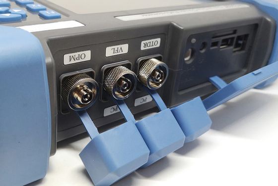 Testador de cabo de fibra óptica de tela LCD anti-reflexão de 7 polegadas para OTDR e teste de rede