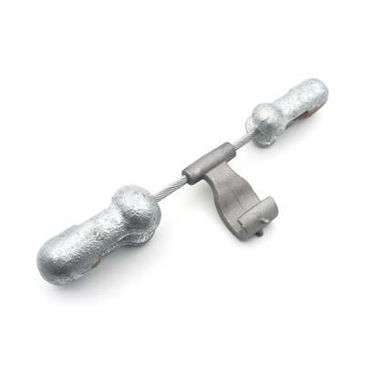 Fittings de óculos de esferas de aço galvanizado para anéis suspensos de ângulo direito