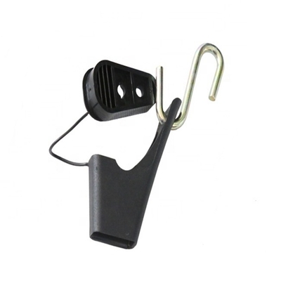 Grampos de tensão de isolamento de aço inoxidável de 80*30 mm para cabos de queda de fibra óptica ao ar livre