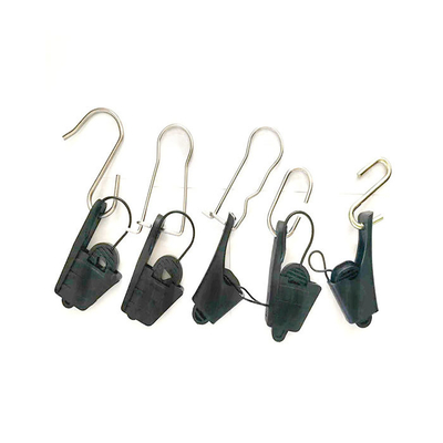 Grampos de tensão de isolamento de aço inoxidável de 80*30 mm para cabos de queda de fibra óptica ao ar livre