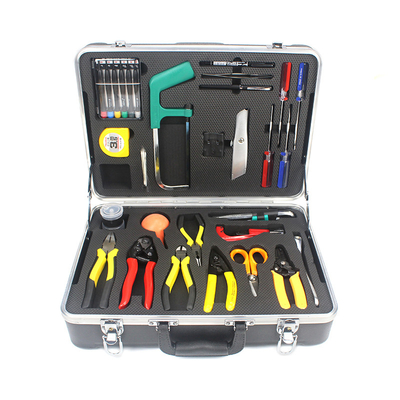 Material ABS pesado OEM FTTH Assembly Fiber Optic Tool Kit para FTTA FTTB FTTH