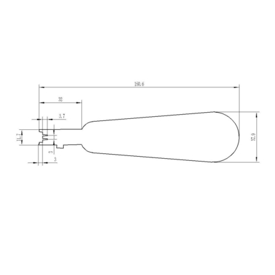 ODM suportado Multifunção 5E Nortel IBDN Modulo 110 Tipo Impact Network Punch Down Tool