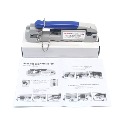 Crimper coaxial ajustável para conectores FRS série 6 59 DRS série 59 IEC