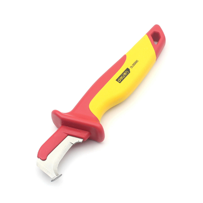 Diz adeus ao tedioso desnudismo com a faca elétrica multifunção vermelho/amarelo