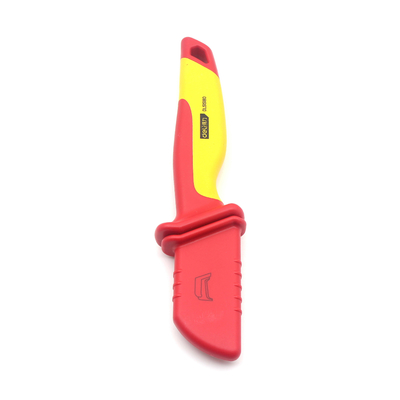 Diz adeus ao tedioso desnudismo com a faca elétrica multifunção vermelho/amarelo