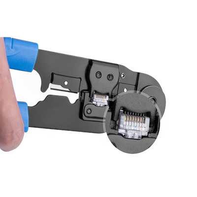 Ferramenta de corte industrial para cabo LAN de rede 8P8C Cat5/5e/6/6a catx Rj45 Rj11