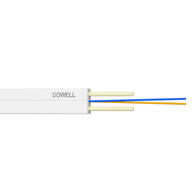 LSZH Proteção externa GJXFH FTTH Drop Cable com reforços metálicos paralelos