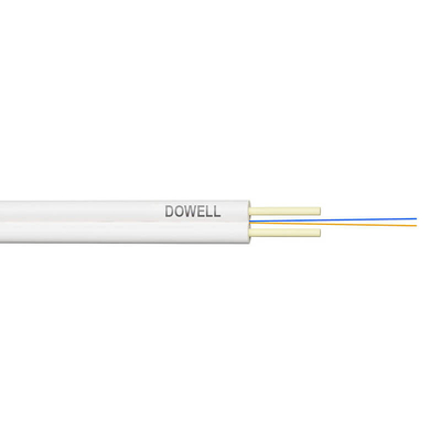LSZH Proteção externa GJXFH FTTH Drop Cable com reforços metálicos paralelos