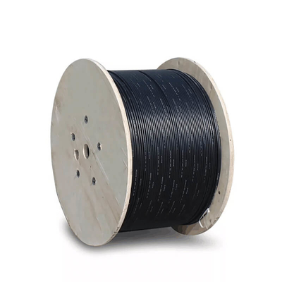 Multimodo ADSS 48 Núcleo de Fibra Óptica PE Cable Sheath com preto