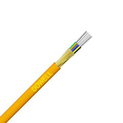 2-24 núcleos cabo de fibra de amortecimento apertado com chapéu de PVC LSZH e fios de aramida