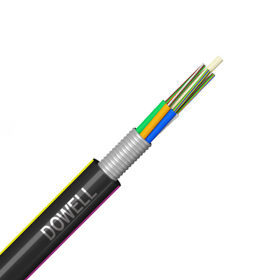 Cabos de fibra óptica resistentes à água resistentes à esmagamento com casaco duplo