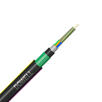 Cabos de fibra óptica blindados de modo único 8 núcleos Cabos subterrâneos de fibra óptica