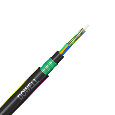Armadura de chapéu duplo cabo de fibra óptica durável FTTH GYFTY53 50/125um 62.5/125um