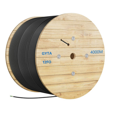 GYTA Cable de fibra multi-modo enrolado tubo solto PE enrolamento de alumínio