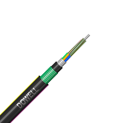 Cable de rede de fibra óptica colorida Cable de fibra óptica de núcleo 48 GYTA53 Com uma bainha externa PE