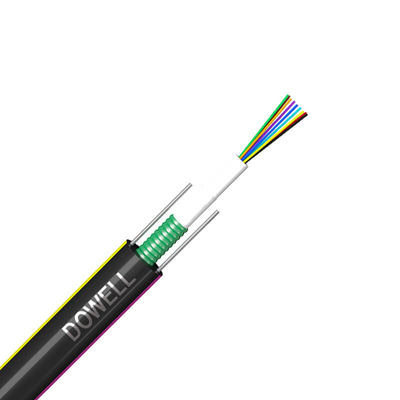 Cable de fibra óptica de polietileno PE Light Armored 48 Core GYXTW Single Mode