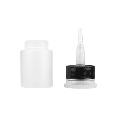Fibra óptica de tipo push de 60 ml Mini garrafa de álcool de plástico à prova de vazamento