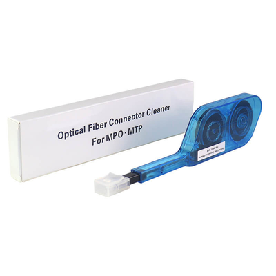Limpador de conectores de fibra óptica de um só empurrão Limpador de fibra óptica para conectores MPO MTP
