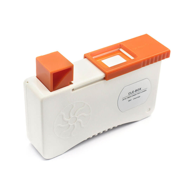 Kit de limpeza de conectores de fibra branca laranja St para conectores SC FC MU LC ST D4 DIN