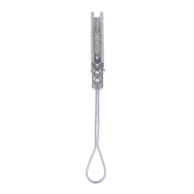 FTTH Grande Fibra Drop Wire Clamp Anti Aging Redondo Auto Ajustável