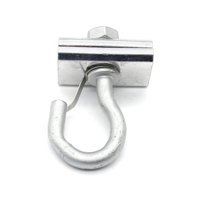 Gancho de tração de aço galvanizado tipo C para cablagem de fibra óptica
