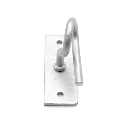 Instalação de cabo FTTH Drop Draw Hook C-Type Aluminium Alloy Pole Bracket