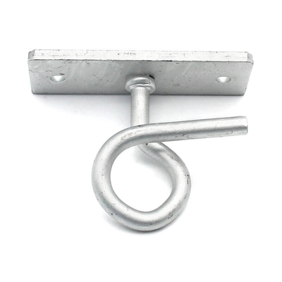 Instalação de cabo FTTH Drop Draw Hook C-Type Aluminium Alloy Pole Bracket
