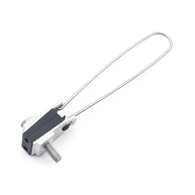 Ligação de alumínio ADSS Anchor Clamp Auto-ajuste para 4 núcleos cabo aéreo aéreo