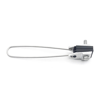 Ligação de alumínio ADSS Anchor Clamp Auto-ajuste para 4 núcleos cabo aéreo aéreo