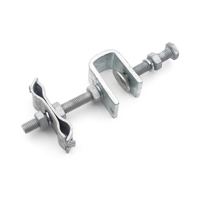 Acero galvanizado para baixo pinça de chumbo ADSS Metal para poste e torre