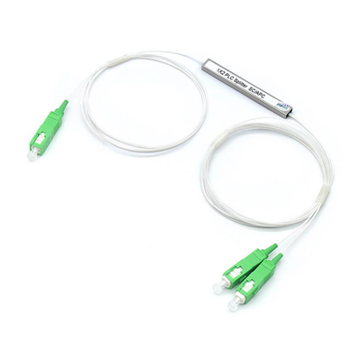 1X2 1X4 1X8 1X16 1X32 Mini Tipo PLC Splitter com conector SC UPC SC APC para sensores de fibra óptica