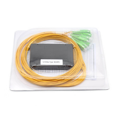 Tipo de caixa Fibra Óptica PLC Splitter 1,5 Meter Com Conector SC APC