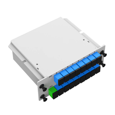 Tipo de cassete 1x4 divisor óptico 1x16 divisor PLC SC APC