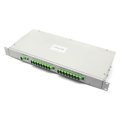 Rack Tipo 19 polegadas 1U 2U Fibra PLC Splitter SM Sistema CATV