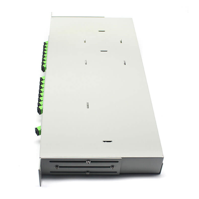 Rack Tipo 19 polegadas 1U 2U Fibra PLC Splitter SM Sistema CATV