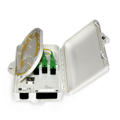 Caixa de distribuição de fibra óptica de cabos FTTH 6 portas resistente à água resistente ao pó