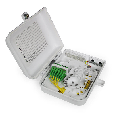 12F Caixa de distribuição de fibra óptica FTTH para montagem de parede exterior interior