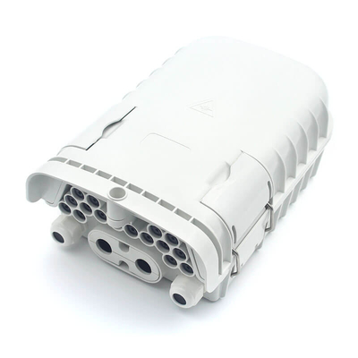 Caixa de terminação de fibra ABS de 16 núcleos com 2x1:8 tubo divisor à prova d'água