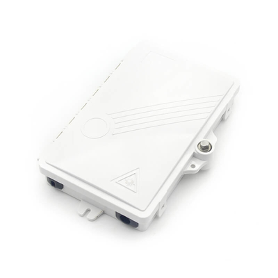 Caixa de distribuição de fibra óptica para telecomunicações com adaptador único SC de 1 núcleo