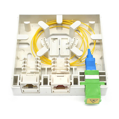 Caixa de terminação de fibra montada na parede