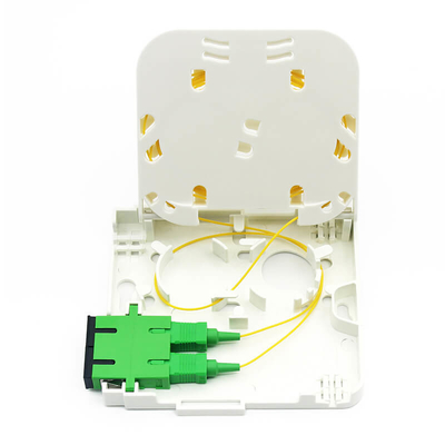 Instalação em parede Fibra Óptica Terminal Socket 1 Port For Patch Cable