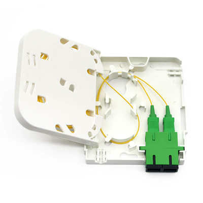 Instalação em parede Fibra Óptica Terminal Socket 1 Port For Patch Cable