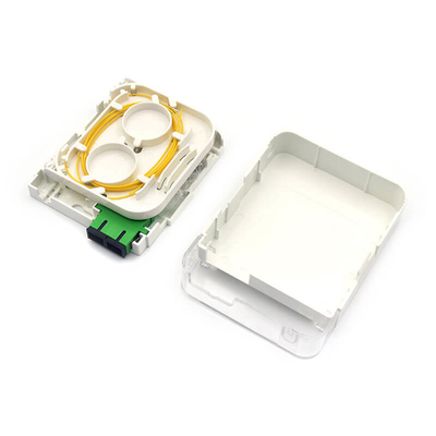 Instalação em parede Fibra Óptica Terminal Socket 1 Port For Patch Cable
