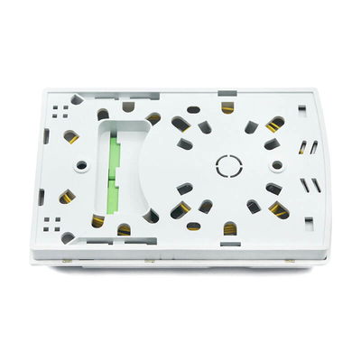 2 portas FTTH Wall Box Outlet Óptico Interior Com Adaptadores SC Simplex LC Duplex