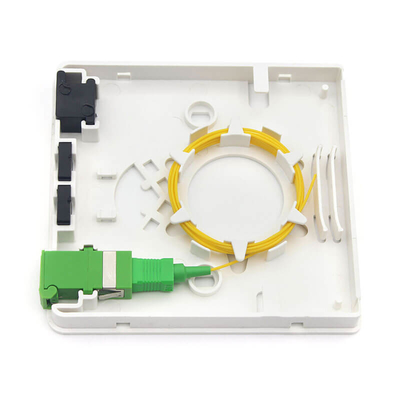 2 núcleos 4 núcleos Fibra Óptica Terminal Socket ABS Plástico Para FTTH