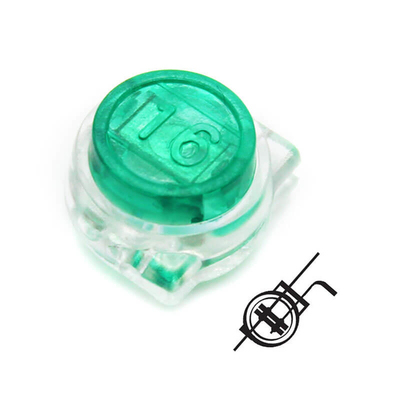 Gelado Verde Scotchlok Butt conector terminais caixa de plástico transparente