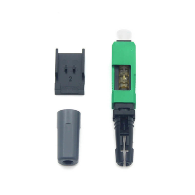 Conector de montagem de campo de fibra óptica SC APC/UPC SM