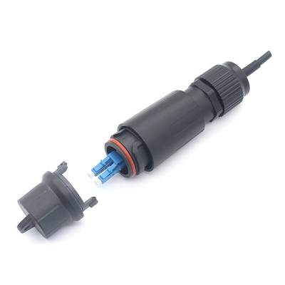 Adaptador de fibra óptica duplex LC UPC FPM Conectores de cabo de fibra óptica